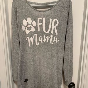 Fur Momma Simply Southern long sleeve
